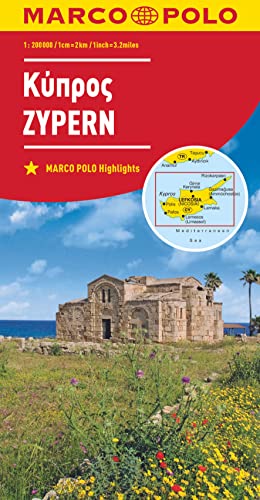 MARCO POLO Regionalkarte Zypern 1:200.000: MACO POLO Highlights von MAIRDUMONT